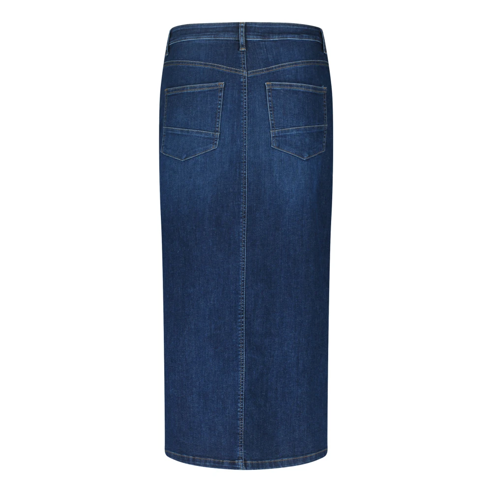 Betty Barclay Casual Denim Rok met Wassing Blue Dames