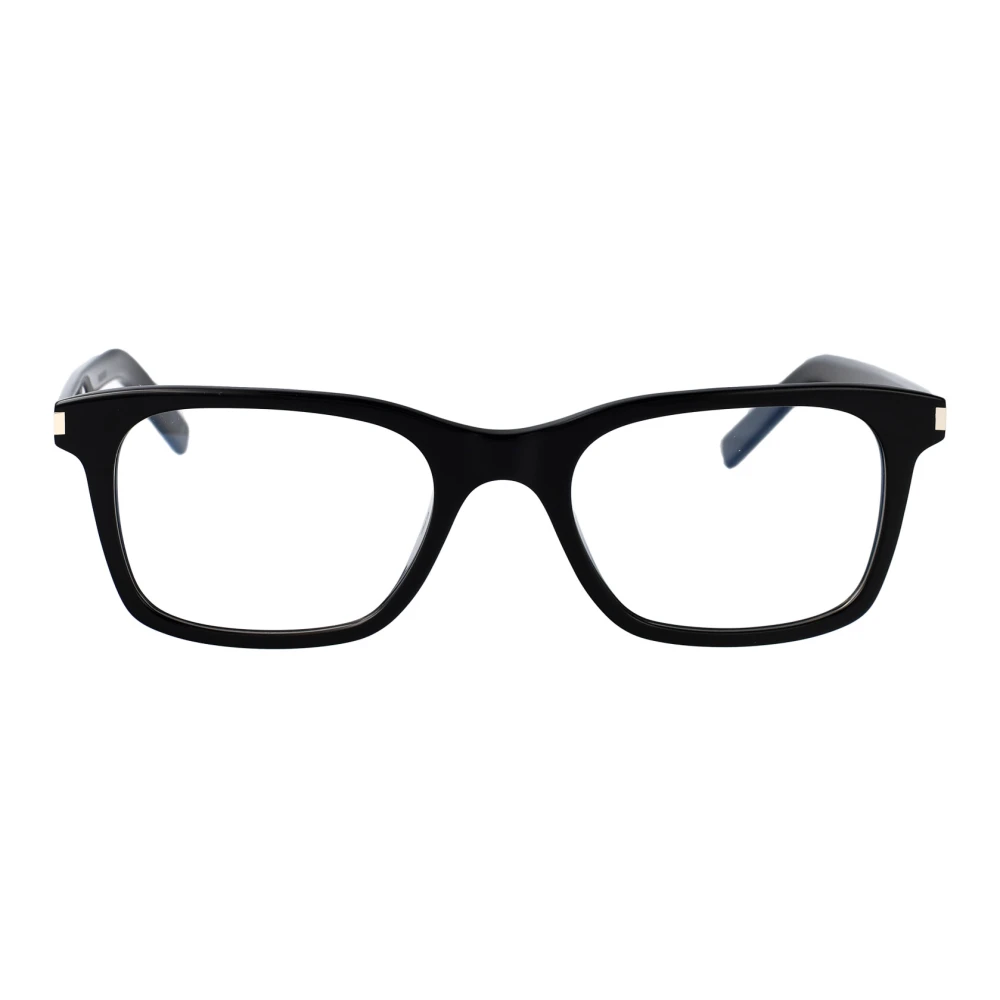 Saint Laurent Slanke Optische Bril Black Heren