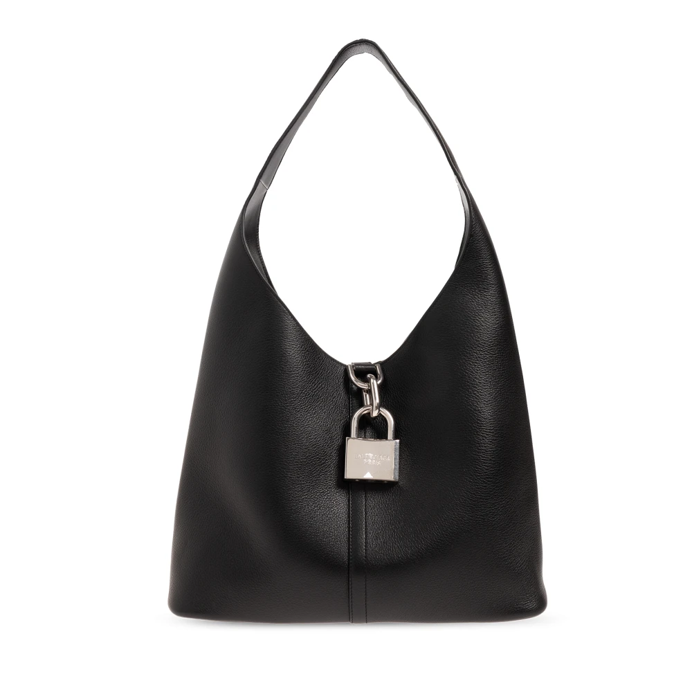 Balenciaga Women's Black Locker Medium Hobo Shoulder Bag