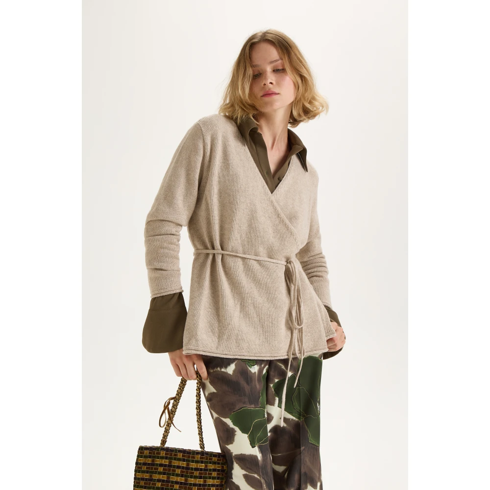 Maliparmi Cardigan Beige Dames