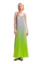 robe-longue-plissee-a-degrade-vert