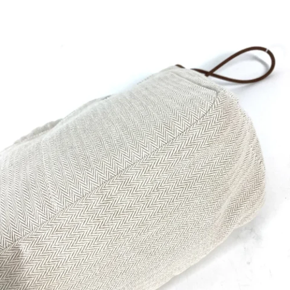 Hermès Vintage Pre-owned Fabric pouches Beige Dames