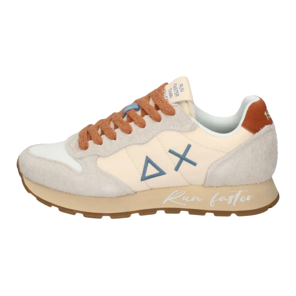 Sun68 Beige Sneakers, Male, 9 Uk, Low Top Trainers