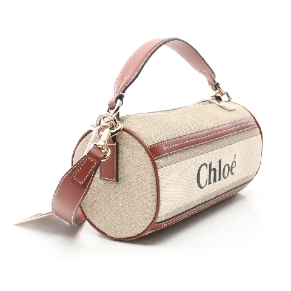 Chloé Pre-owned Canvas handbags Beige Dames