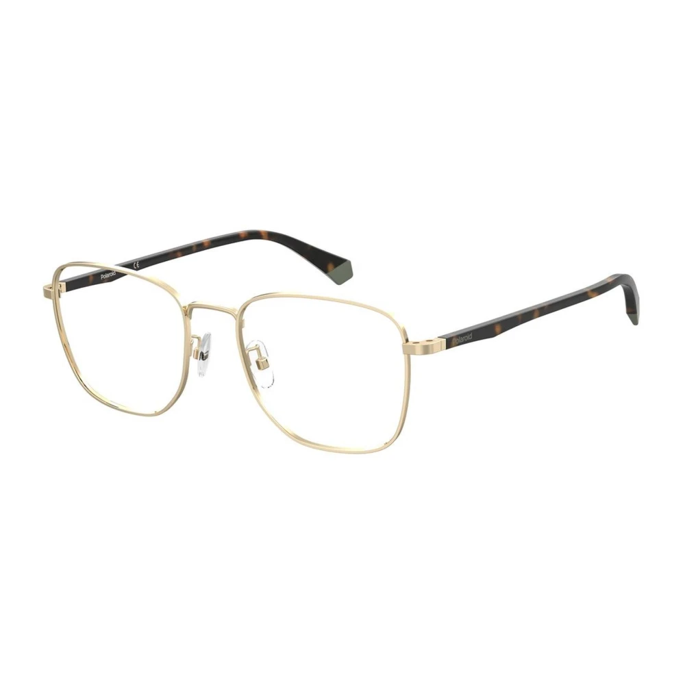 Polaroid Gouden Metalen Frame Gepolariseerde Bril Yellow Heren
