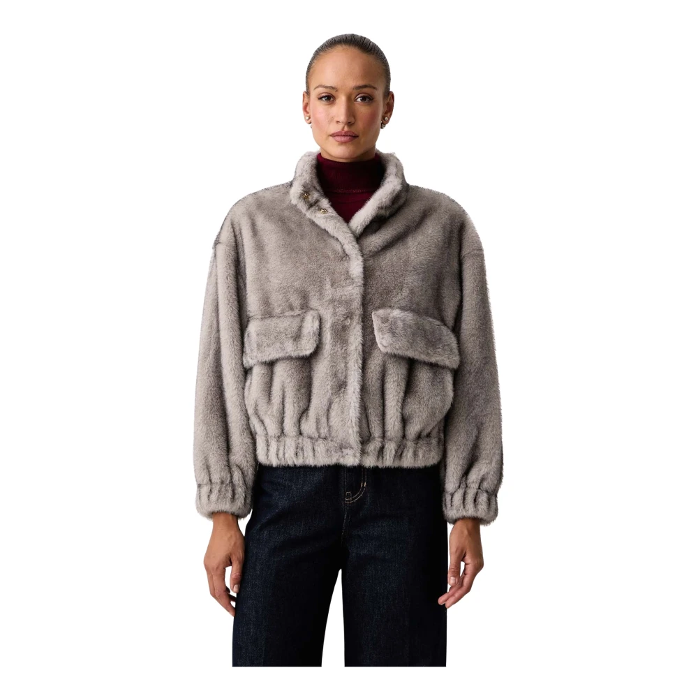 Liu Jo - Kunstpelzjacke - Jackets - Damen - Grau - S - Bild 3