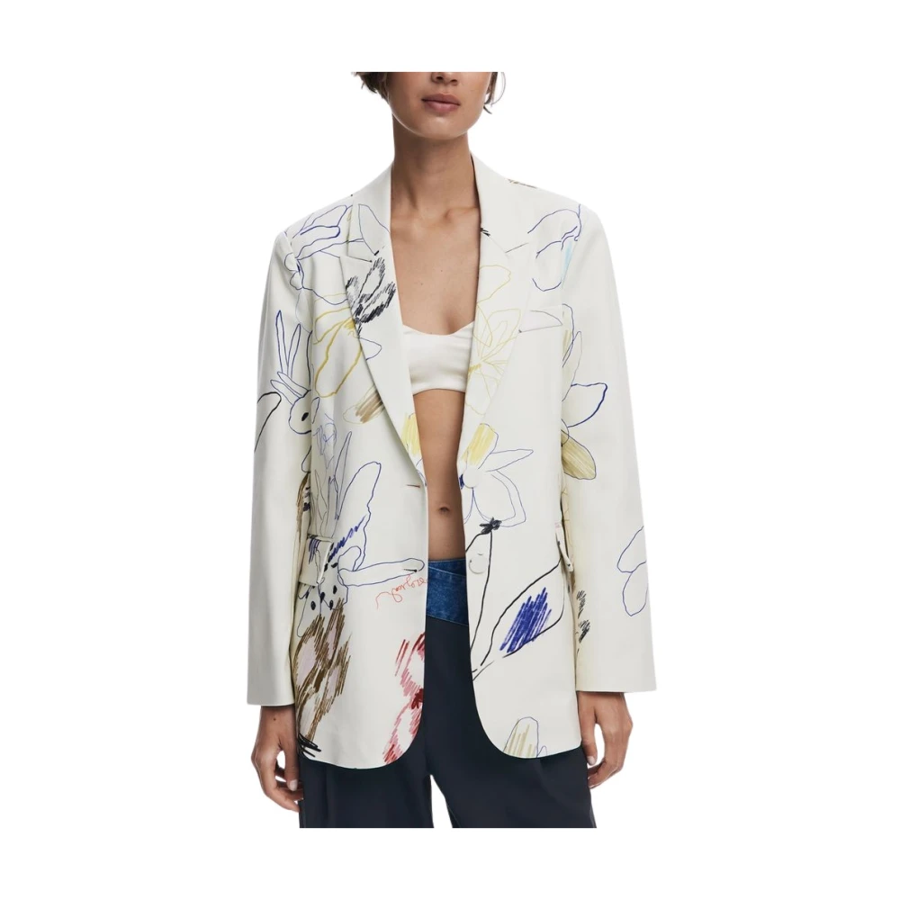 Desigual Damen Multicolor Jacken, Mehrfarbig, Lgröße: