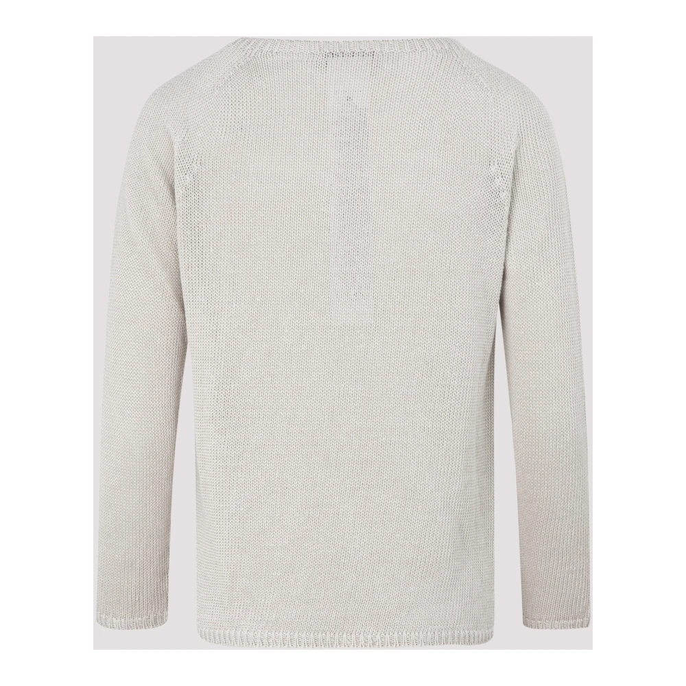 Max Mara Giolino Linen Sweater Gray Dames