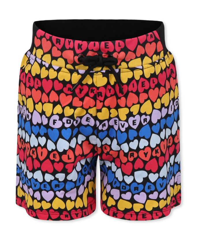 shorts-casual-en-coton-multicolore-avec-logo