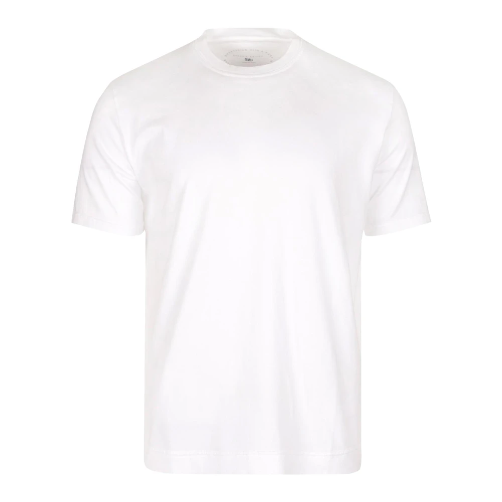 Fedeli Klassieke Polo T-Shirt White Heren