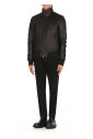 veste-en-cuir-noir-avec-col-haut