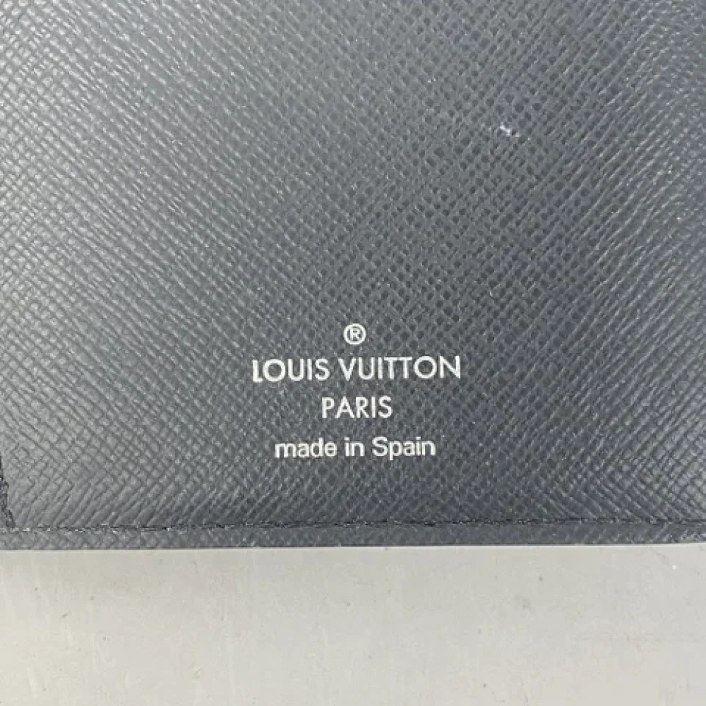 Louis Vuitton Vintage Pre-owned Canvas wallets Black Dames