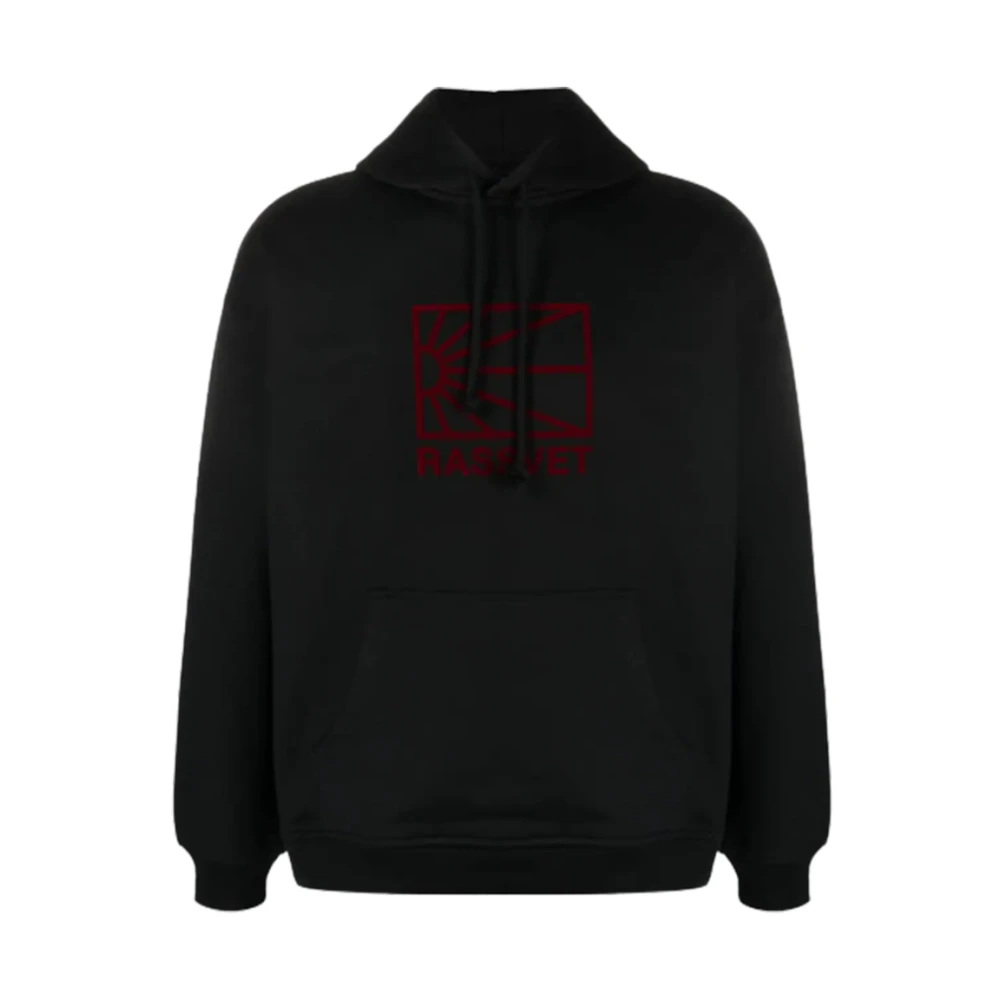 Rassvet Zwarte hoodie met logo Black Heren