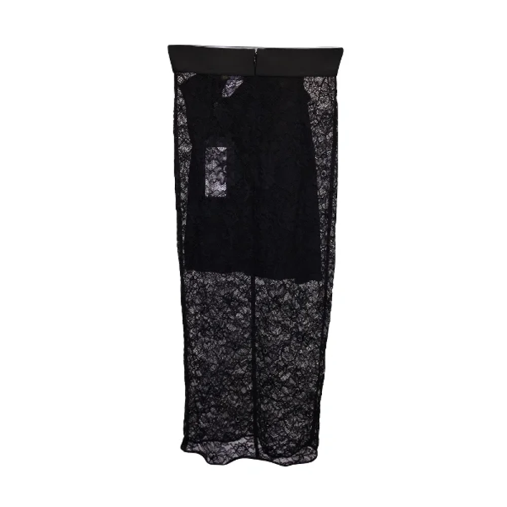 Dolce & Gabbana Fabric bottoms Black Dames