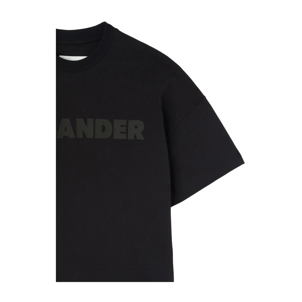 Jil Sander Dames T-shirts & Polo's in Zwart Black Dames