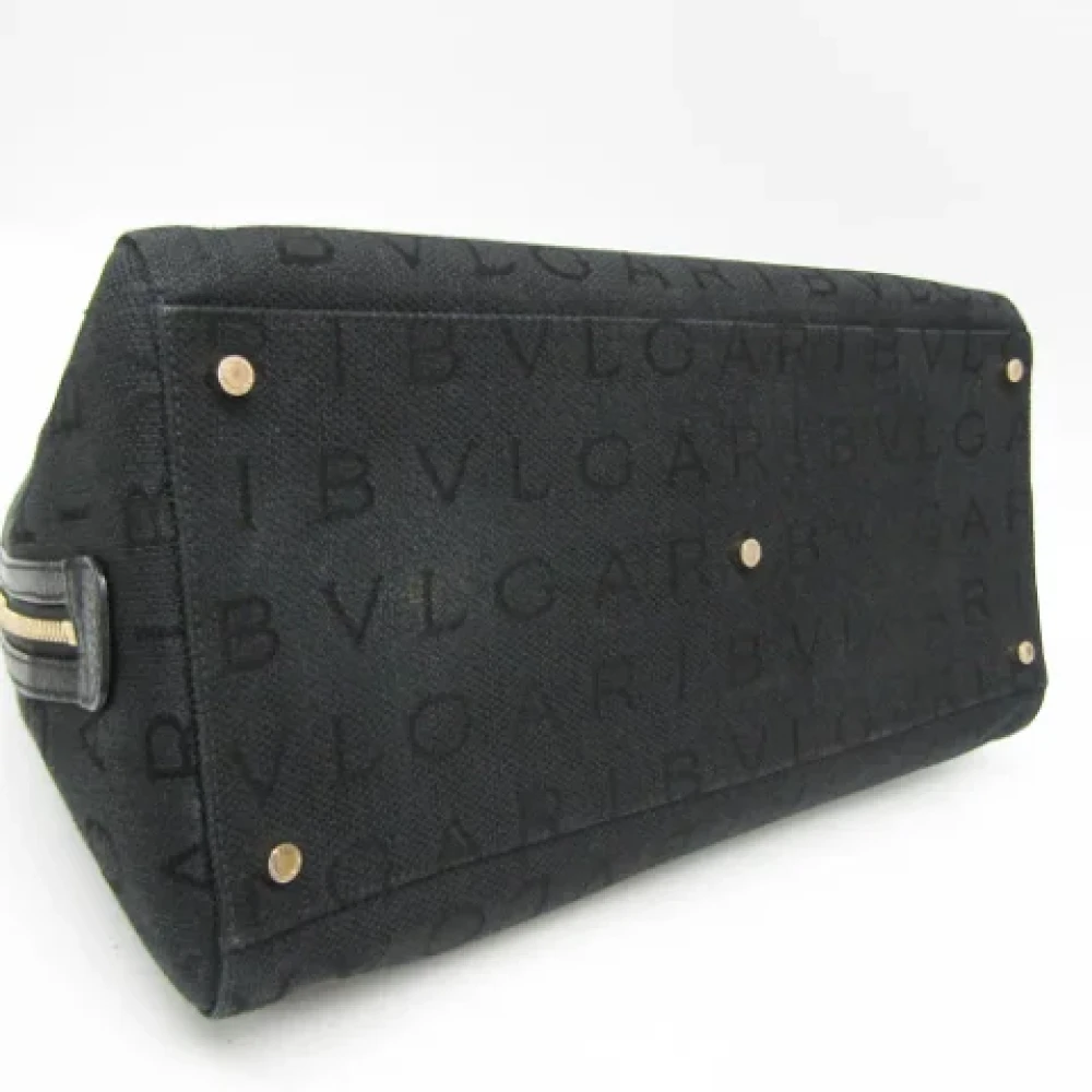 Bvlgari Vintage Pre-owned Canvas travel-bags Black Dames
