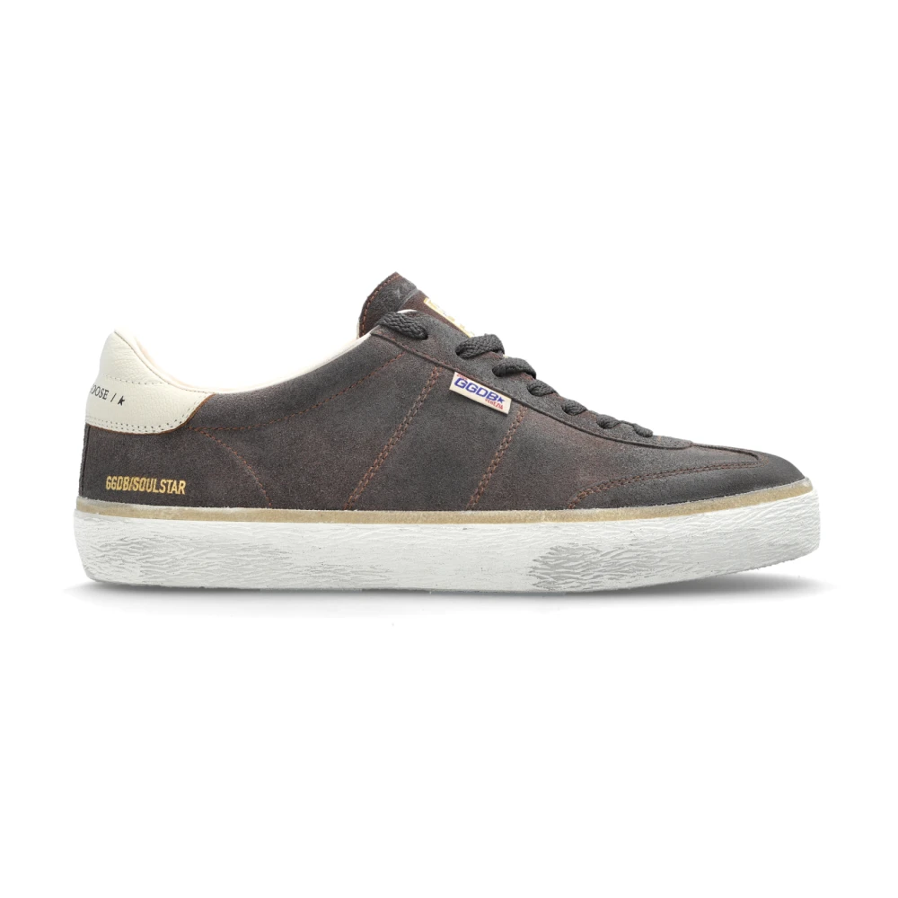 Golden Goose Men's Brown Sneakers, 8 Uk, Soul Star Trainers