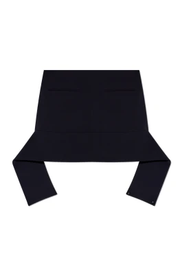 Reversed Belt Mini Skirt