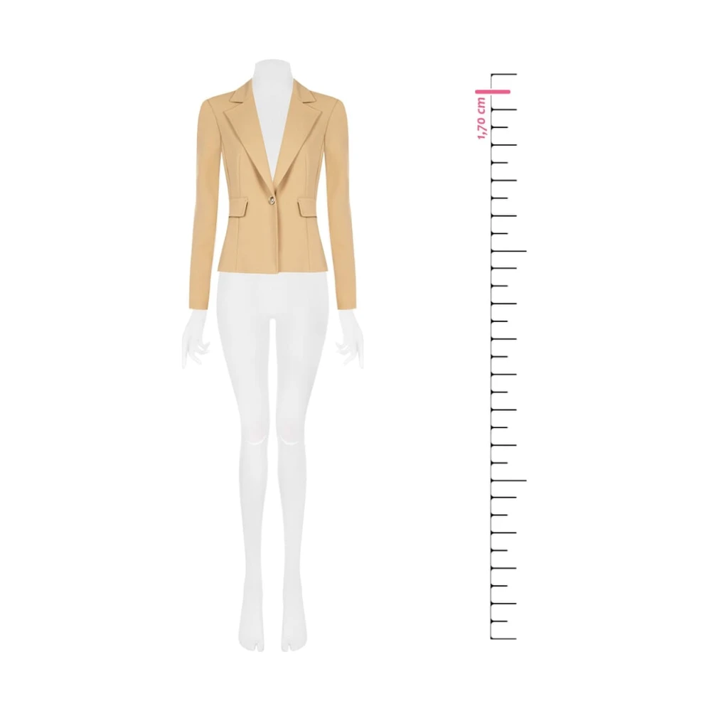 RINASCIMENTO Getailleerd Blazerjasje Beige Dames