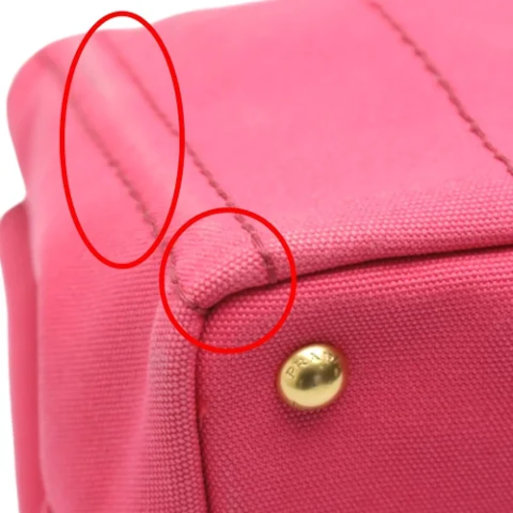 Prada Vintage Pre-owned Fabric prada-bags Red Dames