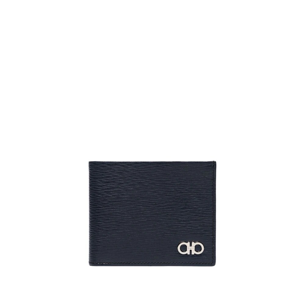 Ferragamo Men's Blue Wallets & Cardholders, One Size, Gancini Wallet
