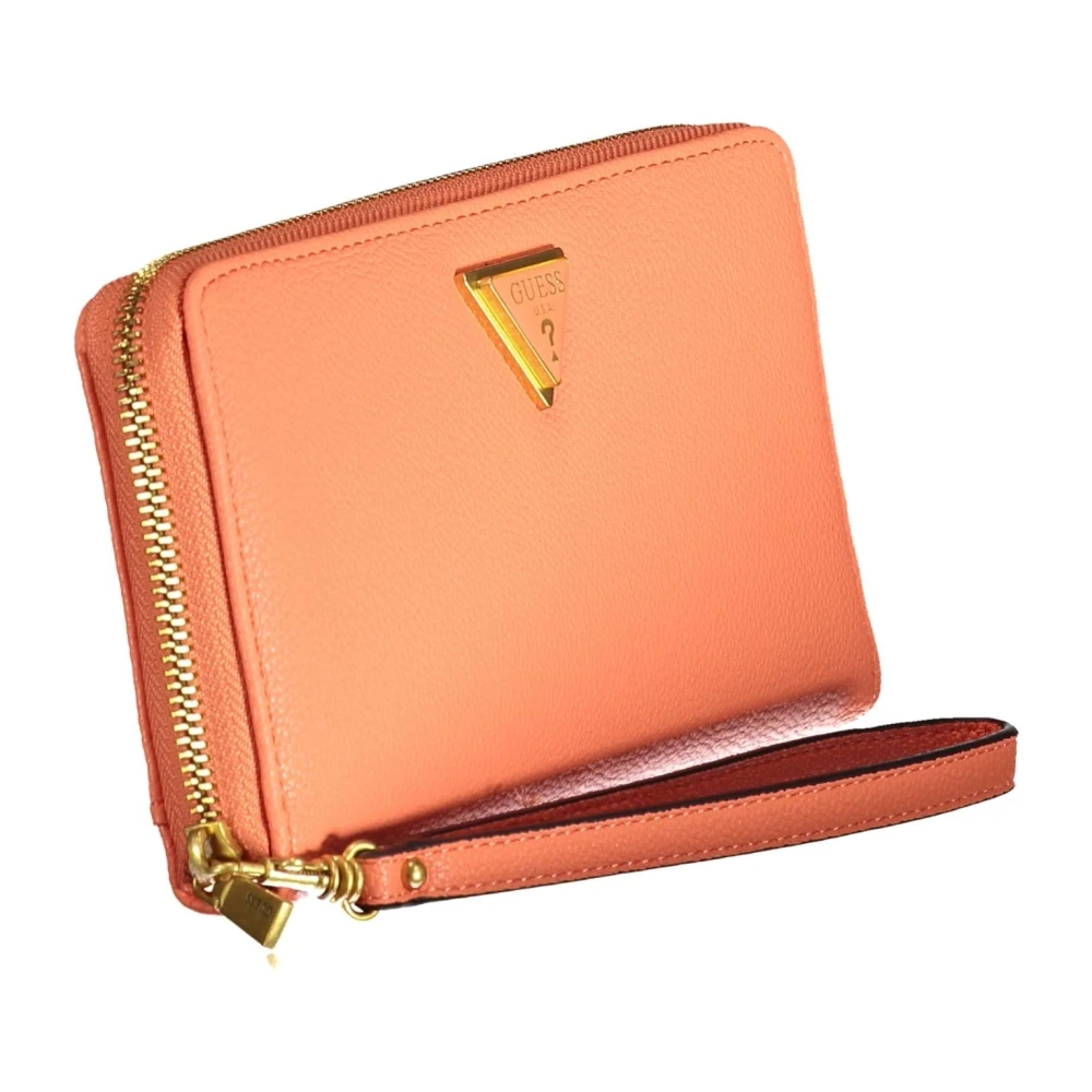 Guess Oranje Portemonnee met Rits Sluiting Orange Dames