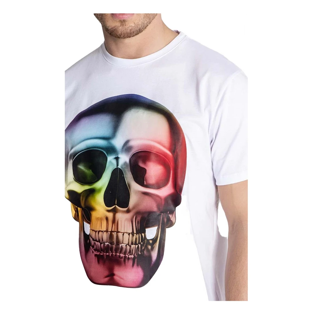 Gianni Kavanagh Alien T-shirt White Heren