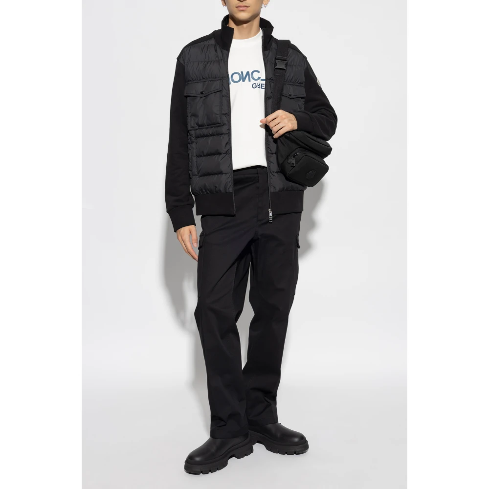 Moncler T-shirt met logo White Heren