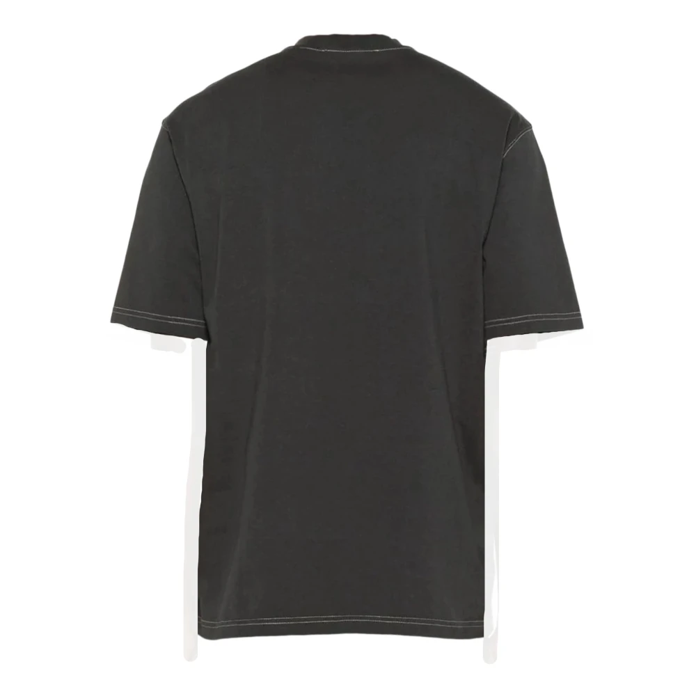 A-Cold-Wall Zwarte Jersey T-shirt met Logo Print Black Heren