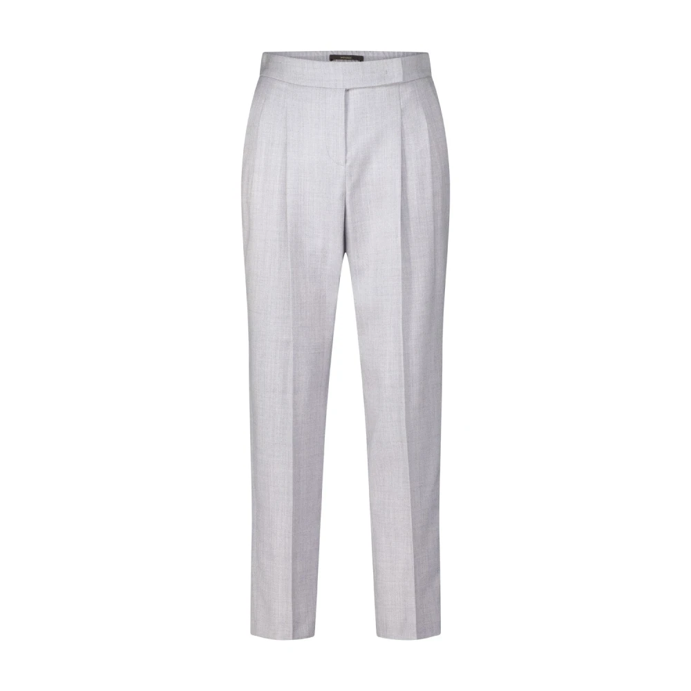 Windsor Wollen broek met klassiek design Gray Dames