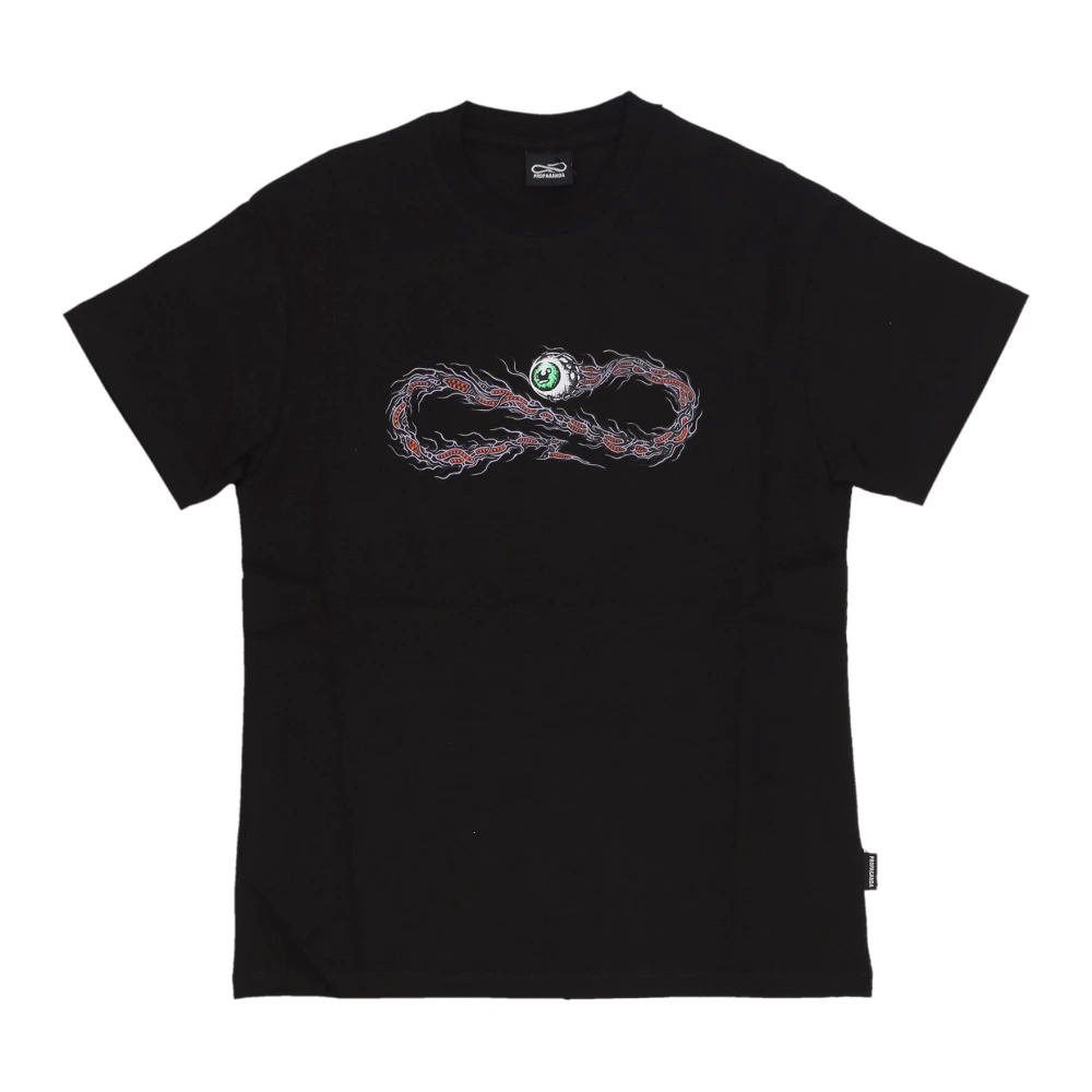 Propaganda Zwart Logo Tee Korte Mouw Katoen Black Heren