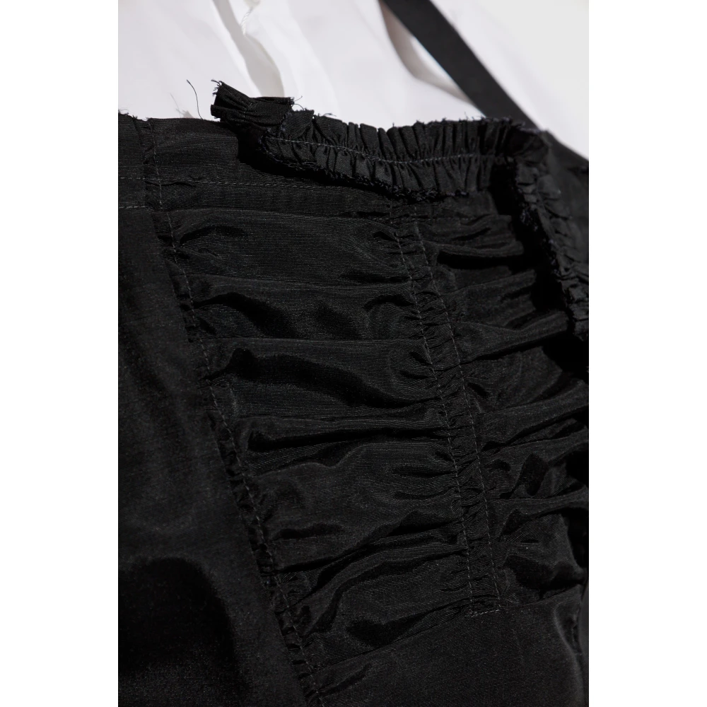 Maison Margiela Schort met ruches Black Dames