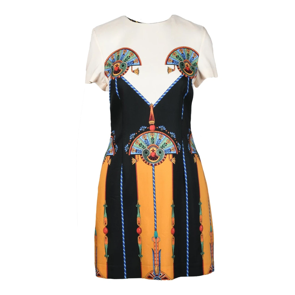 La DoubleJ Wollen Blend Jurk Multicolor Dames