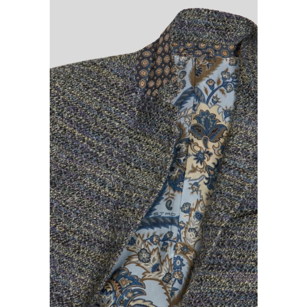 ETRO Stijlvolle Jassen voor Mannen Gray Heren