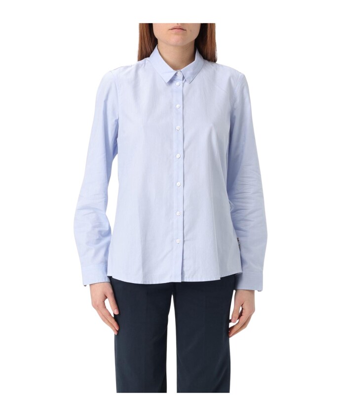 chemise-bleue-a-manches-longues