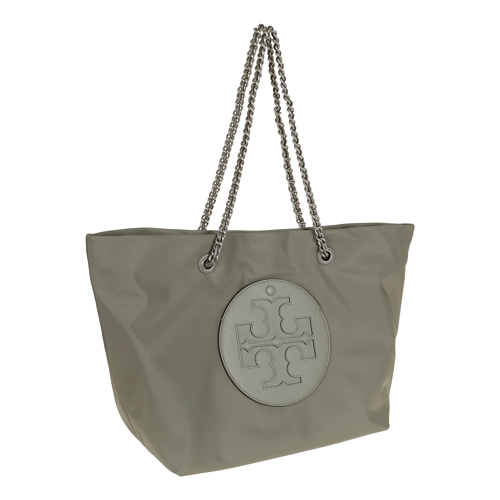 TORY BURCH Stijlvolle Grijze Shopper Tas Gray Dames