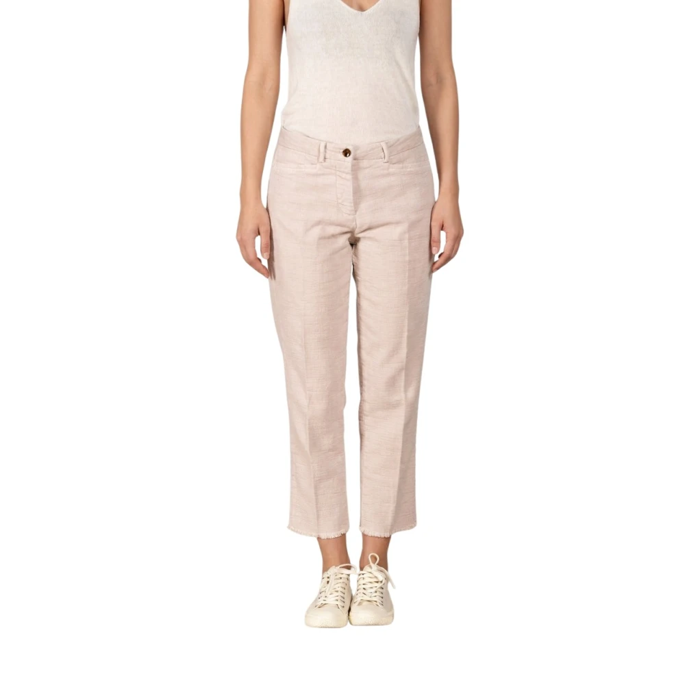 Mason's Femme Rose - Pantalon Chino Carotte New York - Pantalons - Taille: 44 Fr