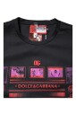 t-shirt-noir-a-imprime-graphique-col-rond