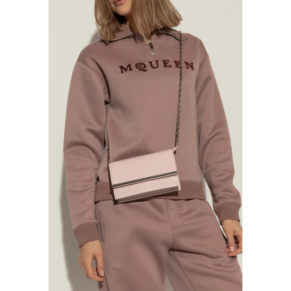 alexander mcqueen Clutch T-Bar Mini Pink Dames
