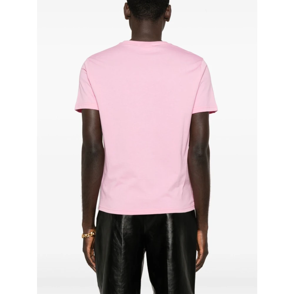 Gcds Roze T-shirts en Polos Pink Heren