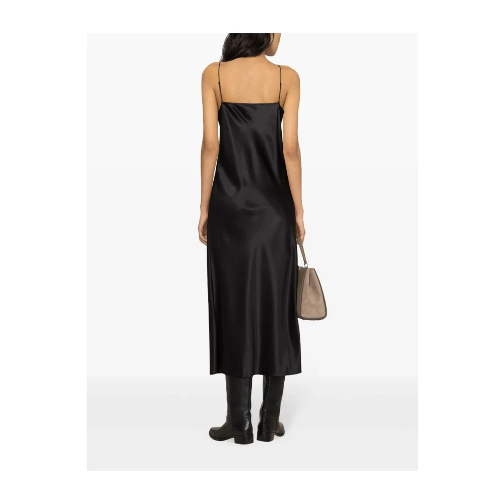 joseph Zwart Zijde Satijn Clea Jurk Black Dames