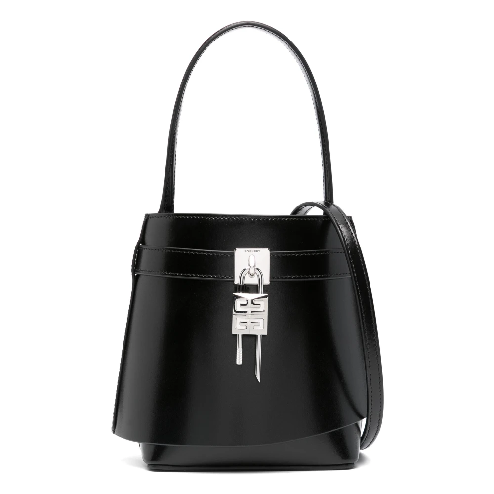 Givenchy Zwarte Shark Lock Stijlvol Accessoire Black Dames