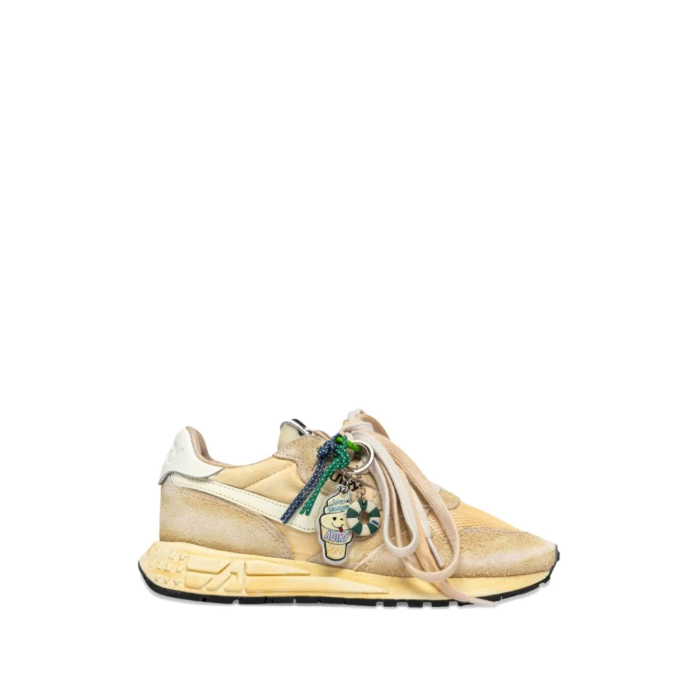 Autry Women's Beige Trainers - Sneakers - 4 Uk - Shoes