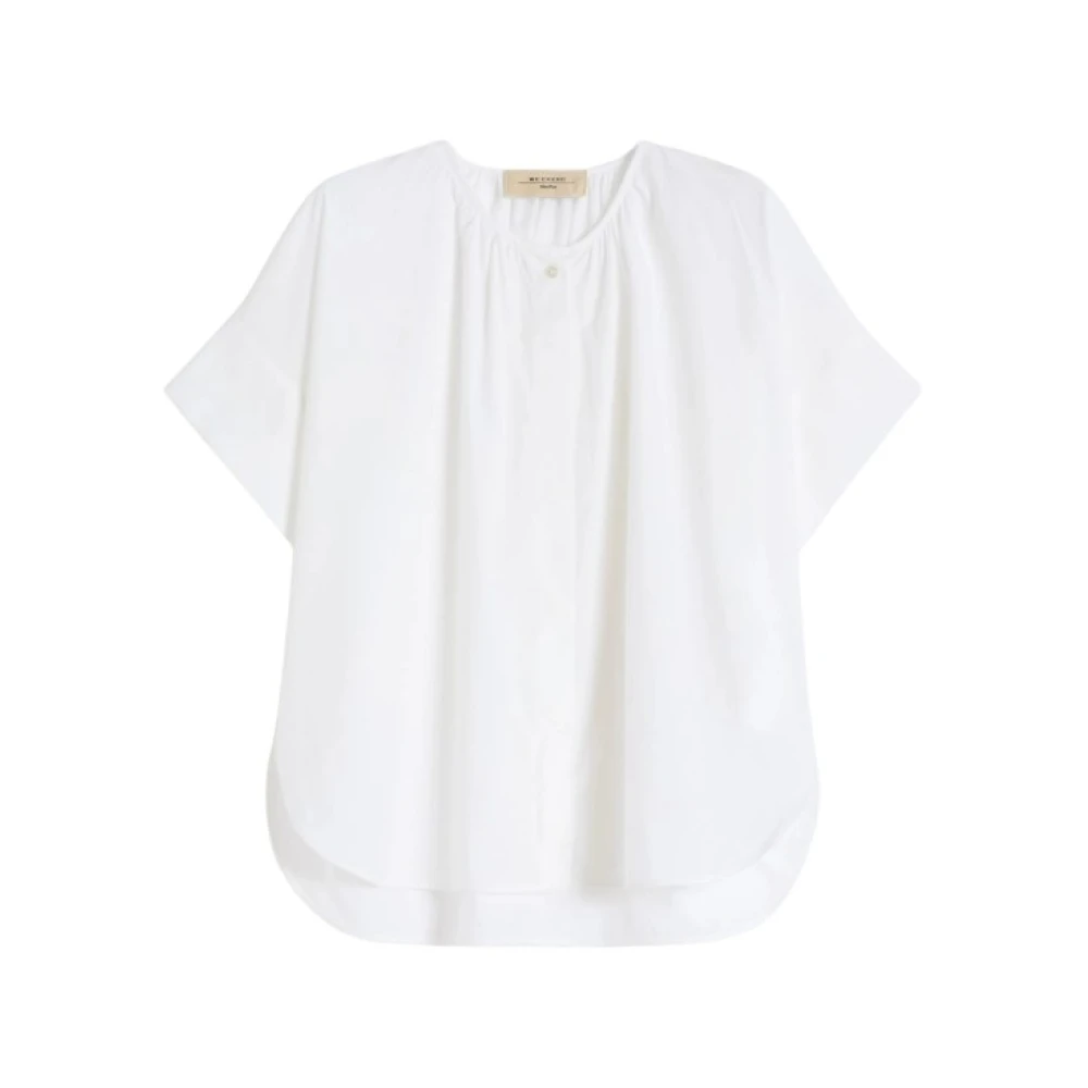 Weekend Max Mara Women's White Blouses, S, Wkdeducata Blouse