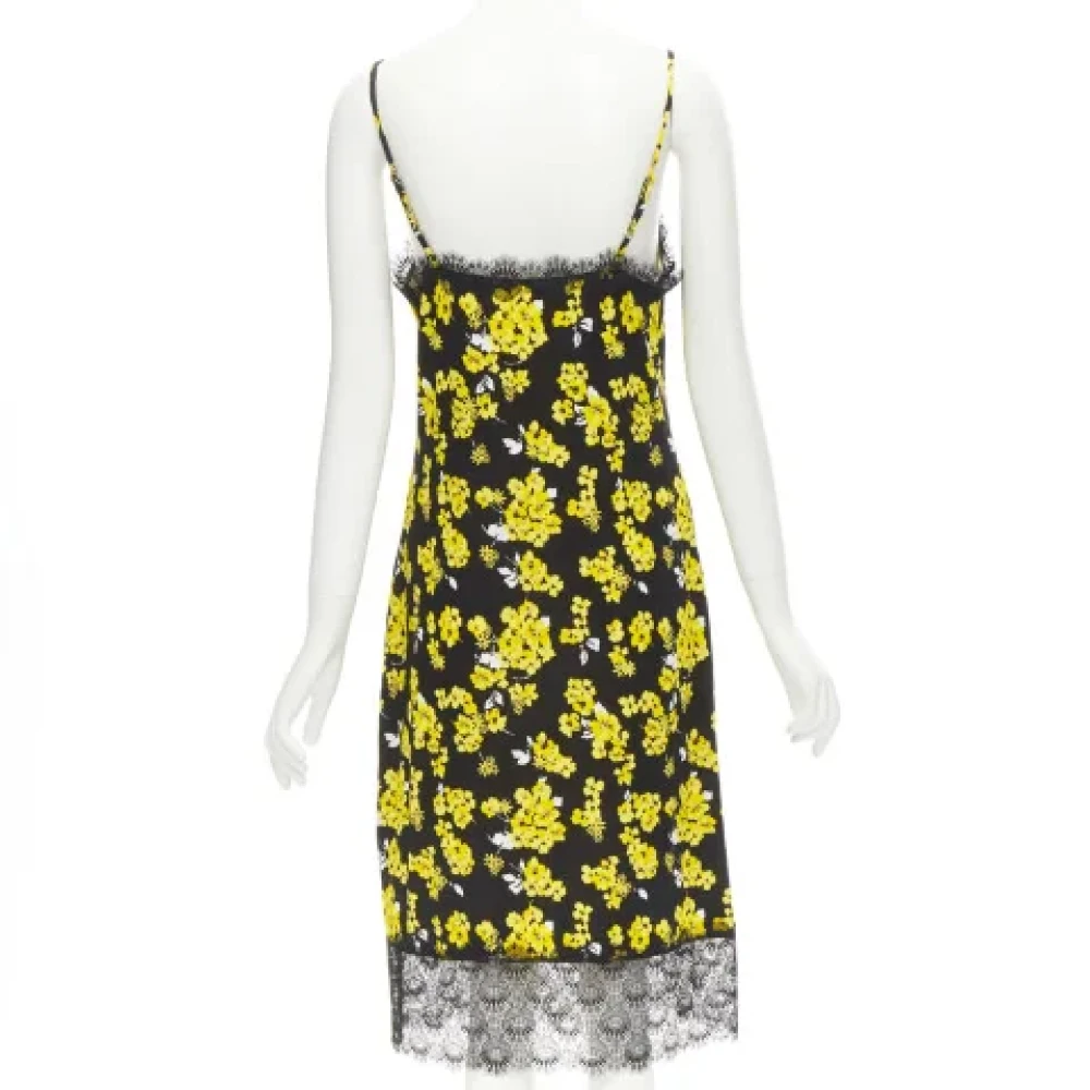 Michael Kors Pre-owned Fabric dresses Yellow Dames