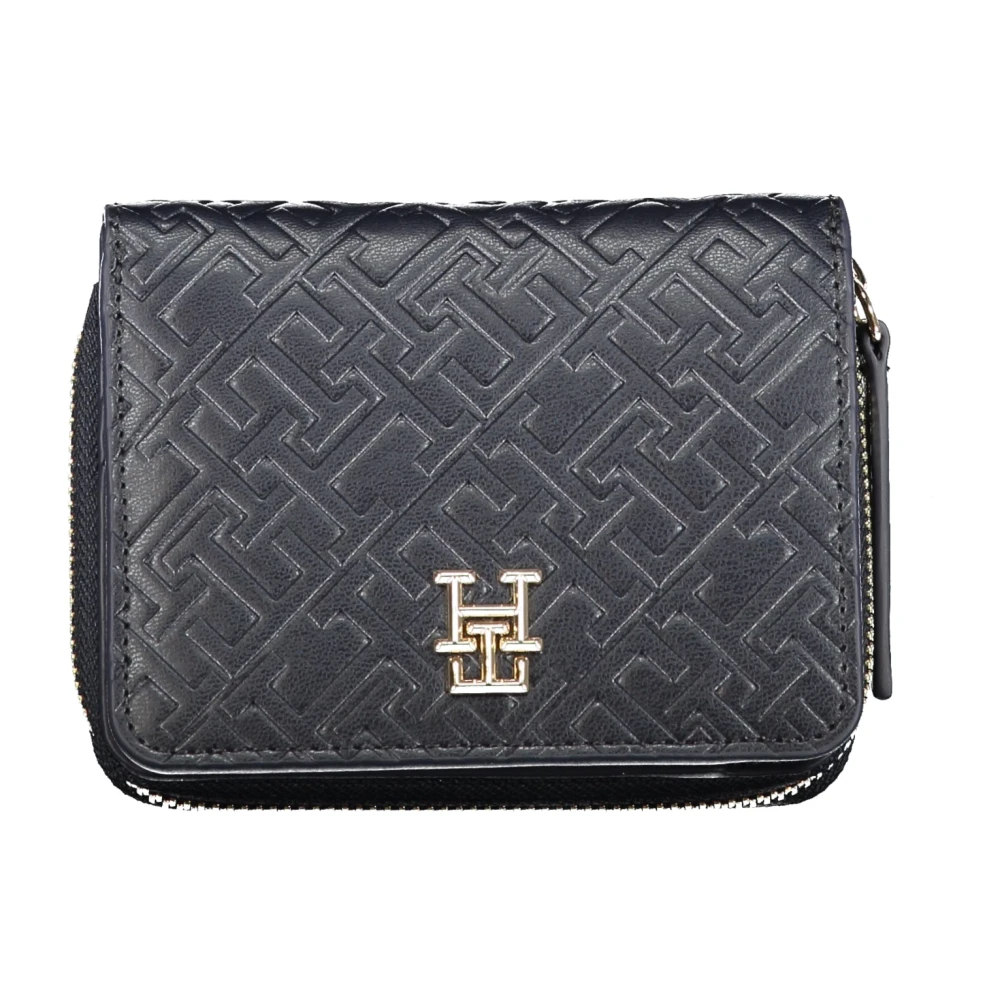 Tommy Hilfiger Blauwe Damesportemonnee met Ritssluiting Blue Dames