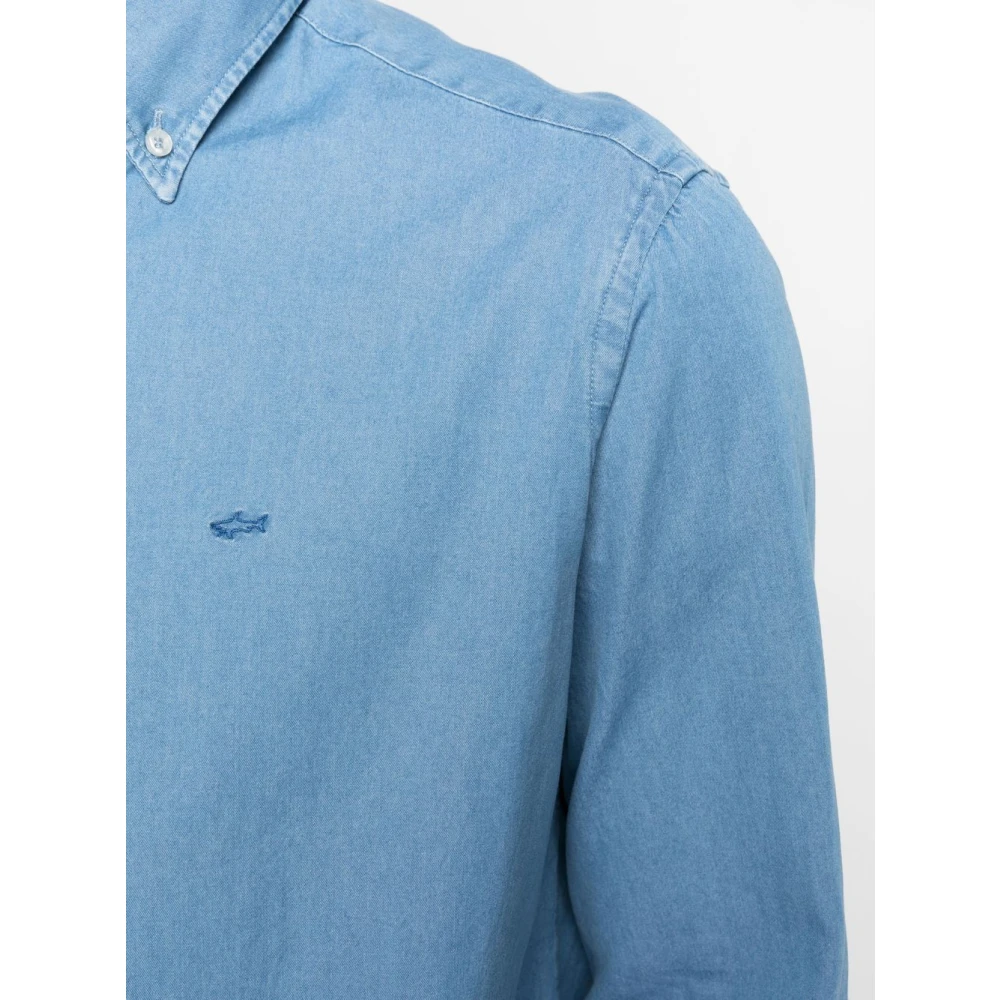 PAUL & SHARK Stijlvolle Shirt 014 Blue Heren