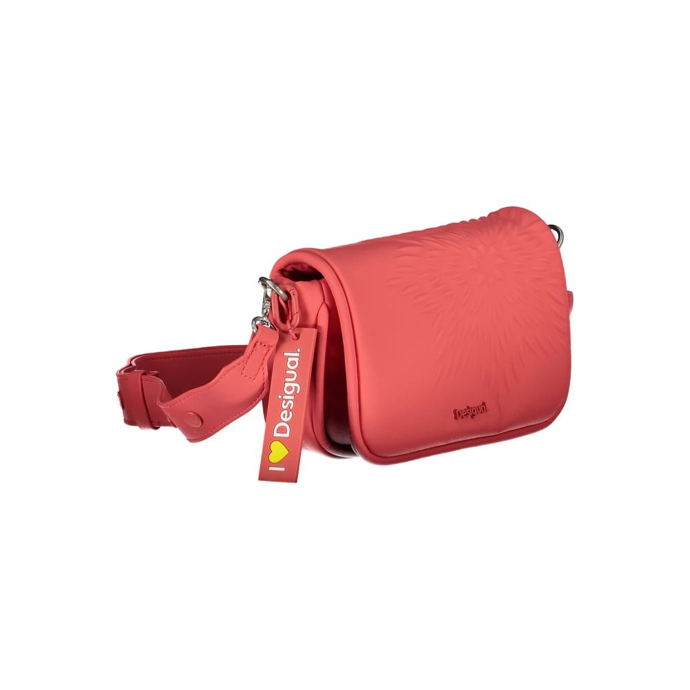 Desigual Rode Polyethyleen Handtas met Verstelbare Schouderband Red Dames