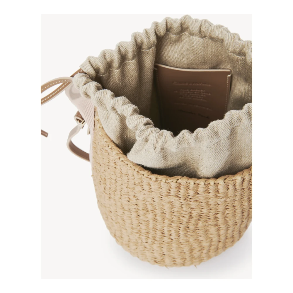Chloé Beige Mandentas met Lintsluiting Beige Dames