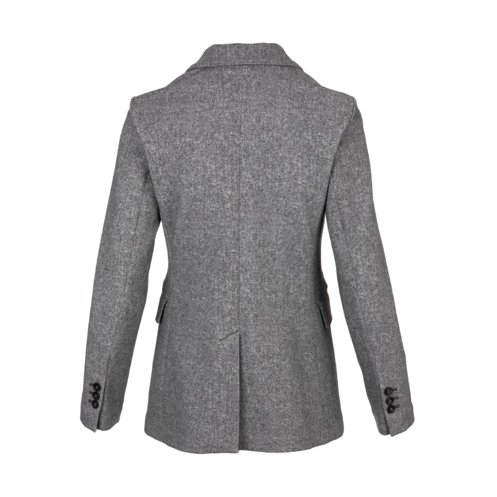 Circolo 1901 Dubbelbreasted jas voor heren Gray Dames